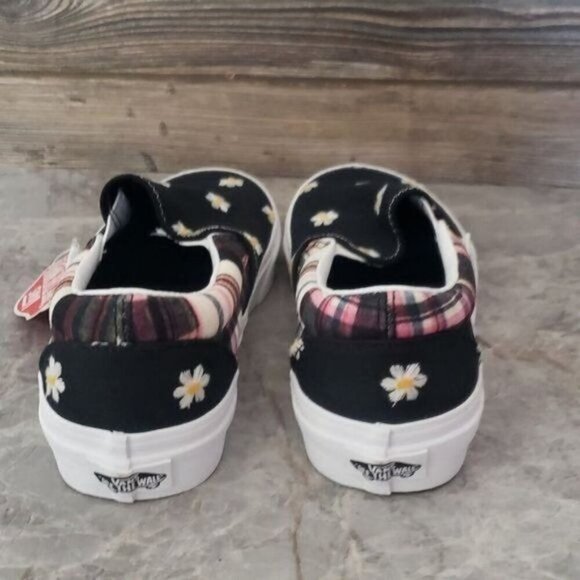 New Vans Classic Slip On Womens Sneakers Size 7 Patchwork Floral Boho Summer - Picture 5 of 9